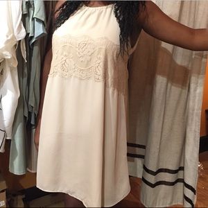 Tan Sleeveless Dress